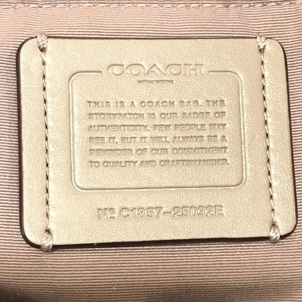 Coach Mickie Satchel Taupe Gray